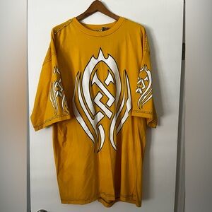 Evolution Vintage Cotton Short Sleeved Yellow Gold Tee